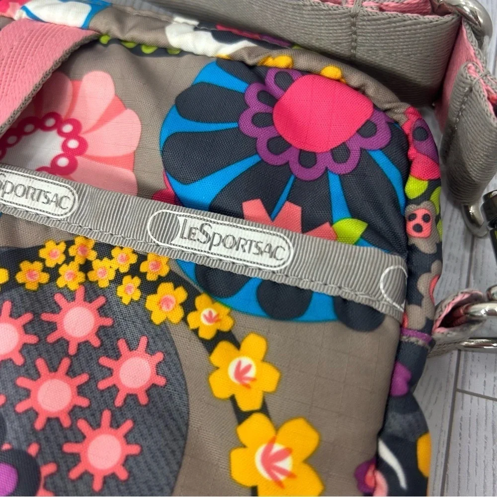 Le Sportsac Multicolor Floral Laptop Bag